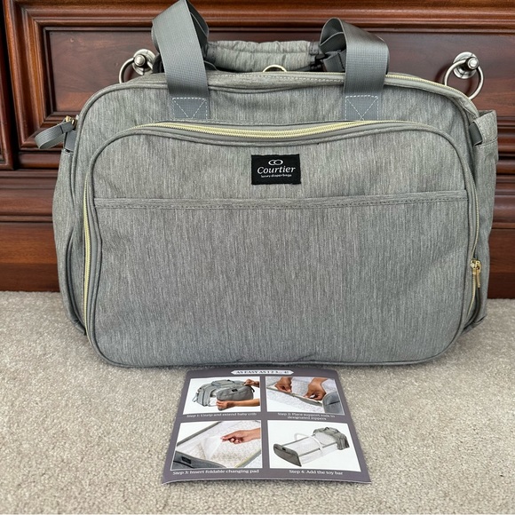 Courtier 4 in 1 Diaper Bag With Changing Station NWOT - Picture 3 of 15